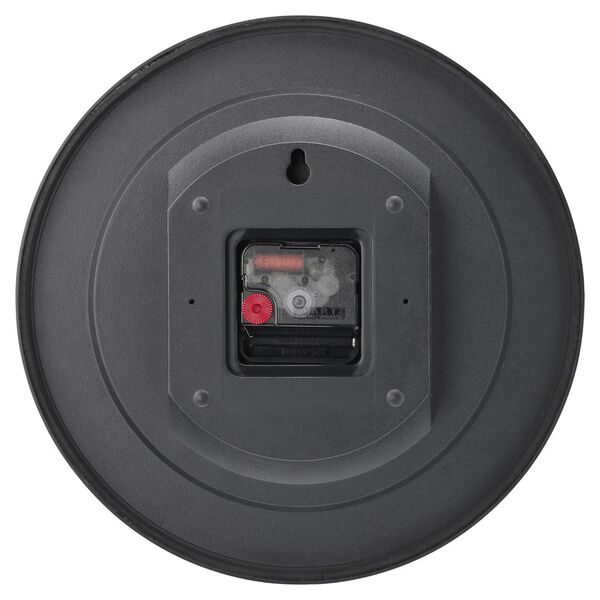 Titan Contemporary Black Wall Clock with Domed Glass - 27 cm x 27 cm (Small) - image number 4