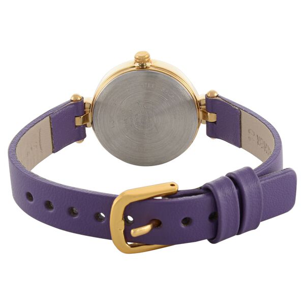 Sonata Quartz Analog Purple Dial Leather Strap Watch for Women - image number 3