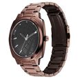 Fastrack Groove Quartz Analog Black Dial Guys Stainless Steel Watch - image number 4