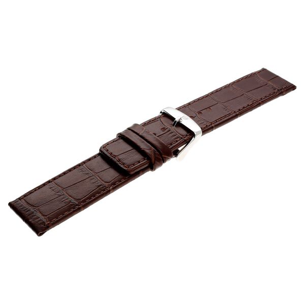 24 mm Brown Genuine Leather Straps for Men - image number 3