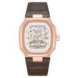 Kenneth Cole Automatic Silver Dial Brown Leather Strap Watch For Men - image number 0