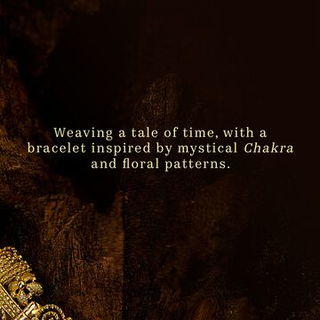 Titan Nebula Nakashi 18k Gold Analog with Diamonds Watch for Women