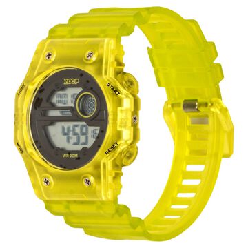Zoop Mystic Digi Digital Watch For Boys With Transparent Green Finish From House Of Titan