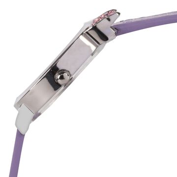 Zoop Disney Daisy Duck Analog Watch with Silver Dial & Purple Strap for Girls Kids, from House of Titan