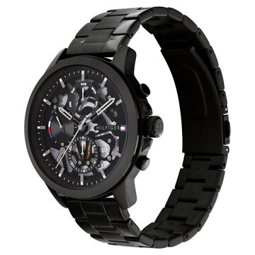 Tommy Hilfiger Men Black Dial Analog Watch