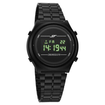 SF CirQle Digital Dial Stainless Steel Strap Watch For Men