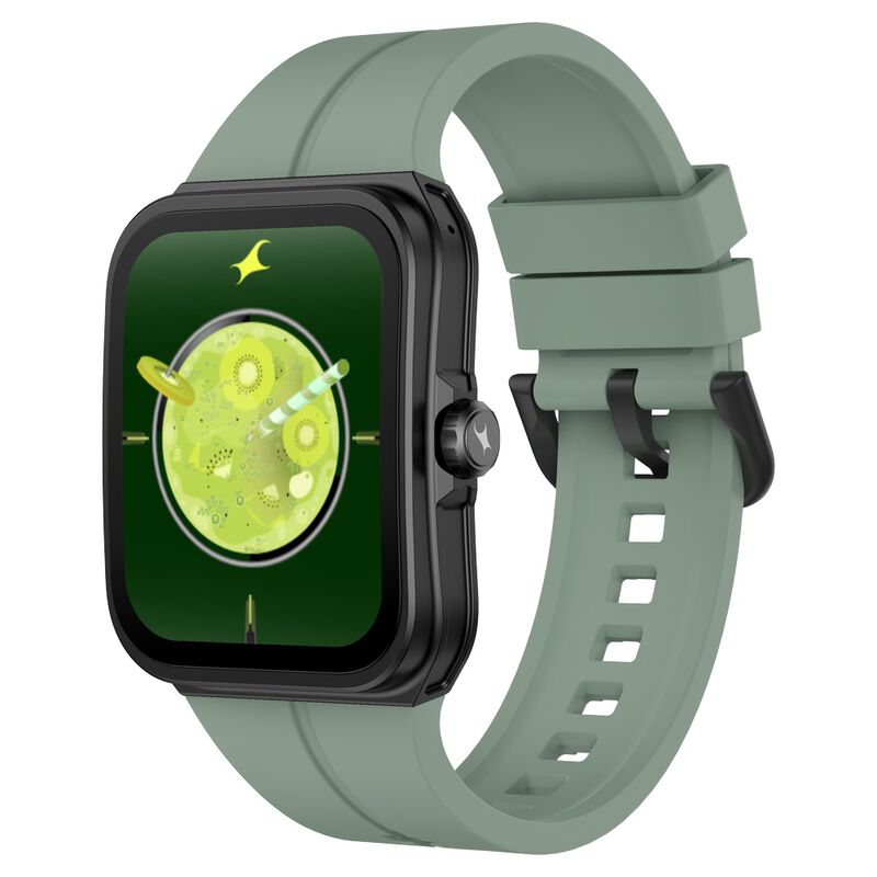 Fastrack VOX Neo Smartwatch 4.8CM Ultra Vu Display, Offline Voice Commands, Functional Crown, IP68, Multiple Menu Styles