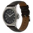 Xylys Swiss Analog Brown Leather Strap and Black Dial Watch For Men - image number 1