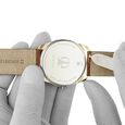 22 mm Tan Genuine Leather Strap for Men - image number 6