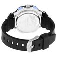 Fastrack Street Line Quartz Digital Analog Digital Silver Dial Black Polyurethane Strap Watch For Girls - image number 5