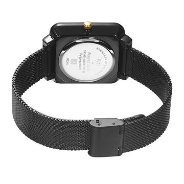 Fastrack Vyb Minimalist Quartz Analog Silver Dial Stainless Steel Strap Watch for Girls