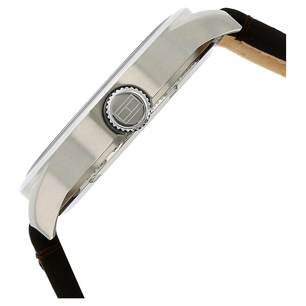 Tommy Hilfiger Quartz Analog Beige Dial Leather Strap Watch for Men - image number 2