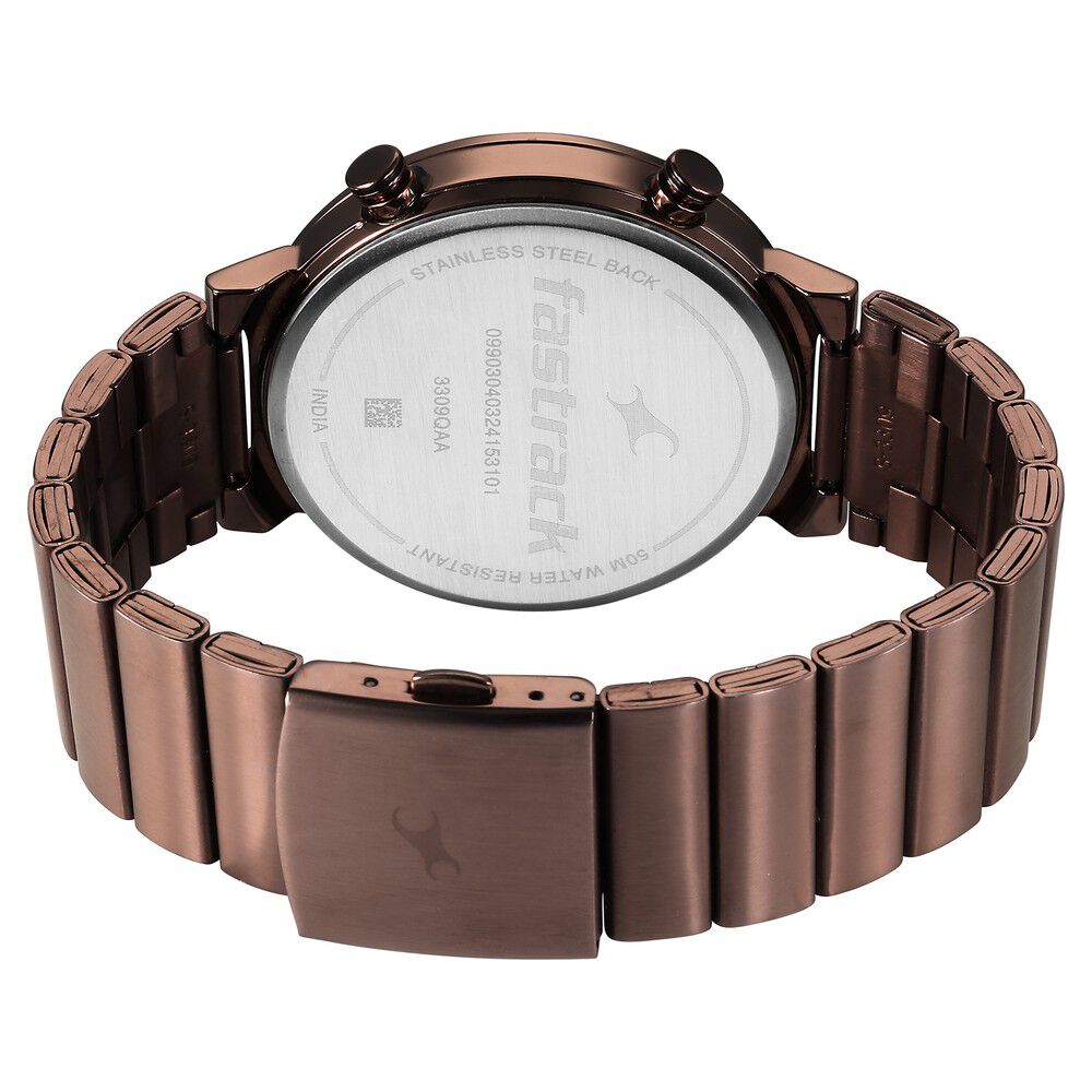Fastrack watch stainless steel back hotsell