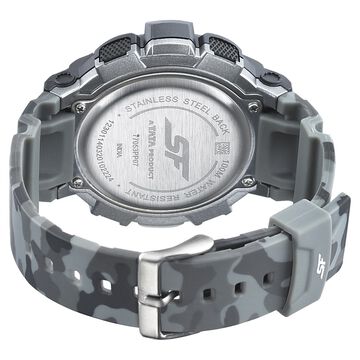 SF Digital Dial PU Strap Watch For Men
