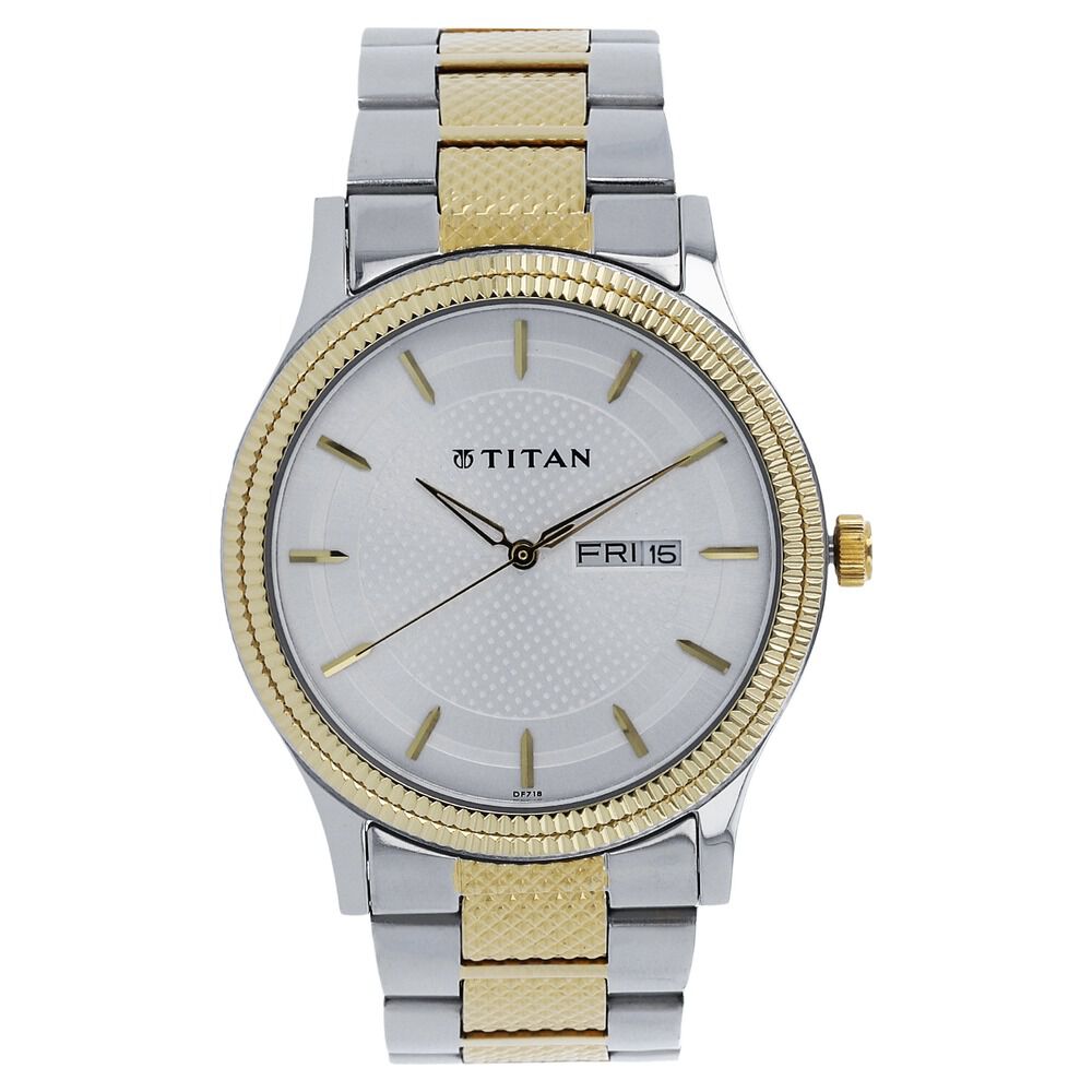 Titan watches day date cheap