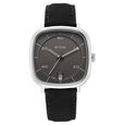 Titan Neo Curve Quartz Analog with Date Anthracite Dial Black Leather Strap Watch for Men - image number 0