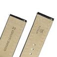 22 mm Black Genuine Leather Strap for Men - image number 4