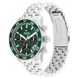 Tommy Hilfiger Quartz Chronograph Green Dial Silver Stainless Steel Strap Watch For Men - image number 1