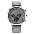 Fastrack Kronos Multifunction Black Dial Leather Strap Watch for Guys