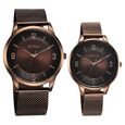 Titan Bandhan Quartz Analog Brown Dial Stainless Steel Strap Watch for Couple - image number 1