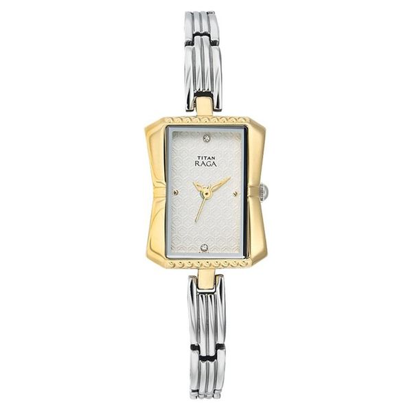Titan Quartz Analog Silver Dial Watch for Women - image number 0