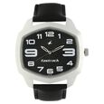 Fastrack Quartz Analog Black Dial Leather Strap Watch for Guys - image number 0