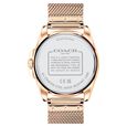 Coach Quartz Analog Rose Gold Dial Stainless Steel Strap Watch for Women - image number 2