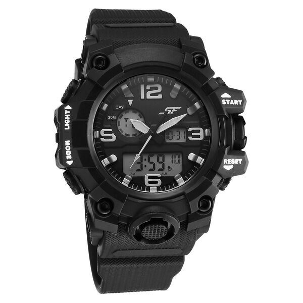 SF Sparq Ana Digi Black Dial Polyurethane Strap Watch for Men - image number 0