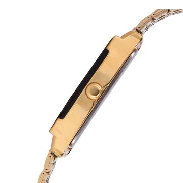 Sonata Quartz Analog Champagne Dial Stainless Steel Strap Watch for Men