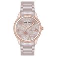 Anne Klein Quartz Analog Grey Dial Grey Metal Strap Watch For Women - image number 0