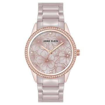 Anne Klein Quartz Analog Grey Dial Grey Metal Strap Watch For Women