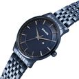 Sonata Wedding Quartz Analog Blue Dial Stainless Steel Strap Watch For Men - image number 1