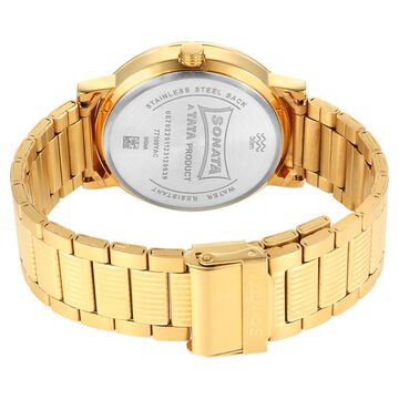 Sonata Utsav Quartz Analog with Day and Date Green Dial Stainless Steel Strap Watch for Men