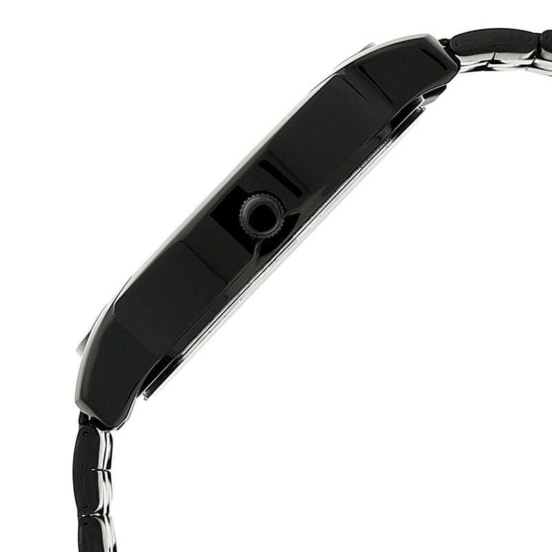 Sonata Quartz Analog Black Dial Stainless Steel Strap Watch for Men - image number 2