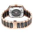 Titan Ceramic Fusion Automatic Square Blue Dial Silver Dual-Toned Stainless Steel Bracelet Watch for Men - image number 5