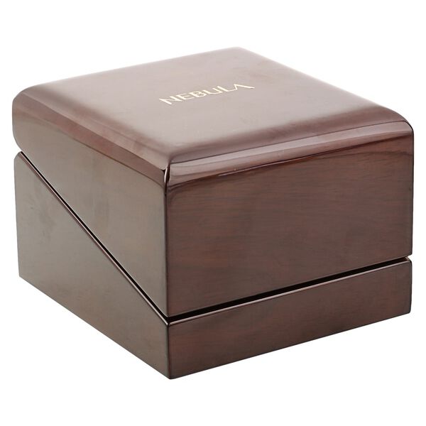 Titan Nebula Vintage 18k Gold Analog Leather Strap Watch for Men - image number 3