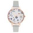 Olivia Burton Quartz Analog White Dial Leather Strap Watch for Women - image number 0