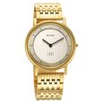Edge Metal Yellow Dial Stainless Steel Strap Watch Men - image number 1