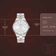 Titan Classique Slimline Silver Dial Analog with Date Stainless Steel Strap watch for Men - image number 2