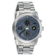 Fastrack Go Skate Quartz Multifunction Black Dial Leather Strap Watch for Guys