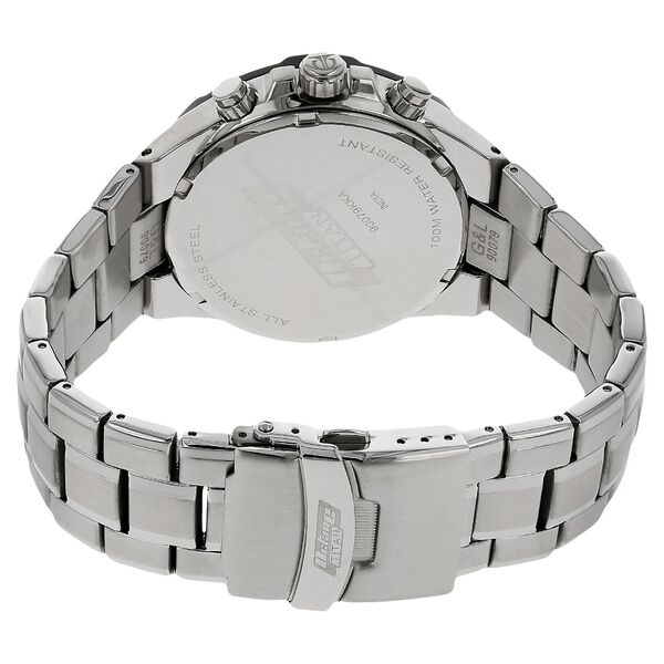 Titan Quartz Chronograph White Dial Stainless Steel Strap Watch for Men - image number 3