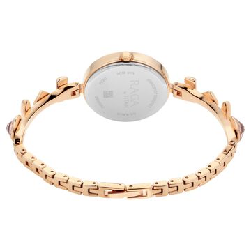 Titan Raga Facets Rose Gold Dial Women Watch With Stainless Steel Strap