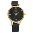 Poze by Sonata Quartz Analog Black Dial Stainless Steel Strap Watch for Women - image number 1