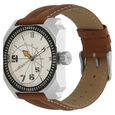 Fastrack Commando Quartz Analog White Dial Leather Strap Watch for Guys - image number 1