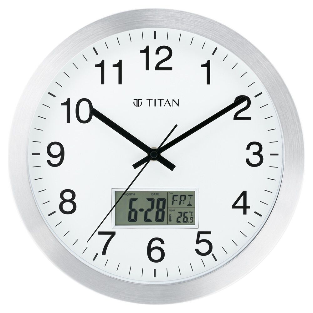 Titan wall clock digital clearance
