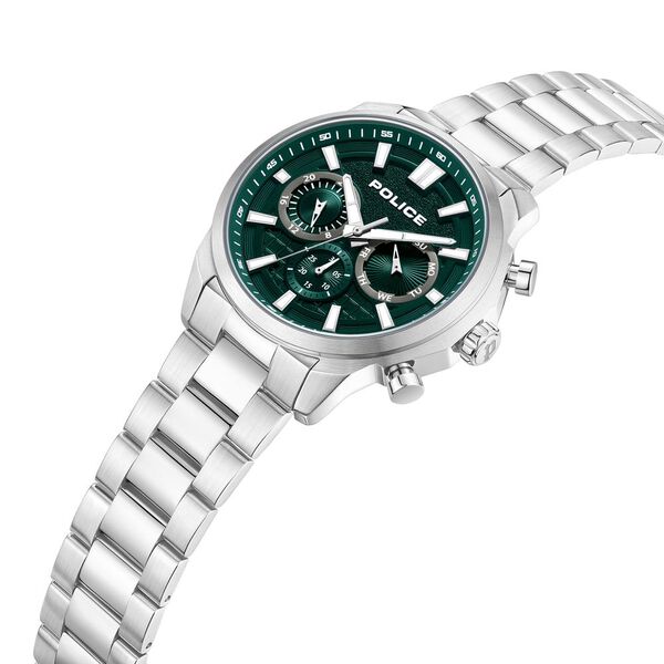 Police Quartz Multifunction Green dial Metal Strap Watch for Men - image number 1
