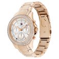 Tommy Hilfiger Multifunction Silver Dial Golden Stainless Steel Strap Watch For Women - image number 1