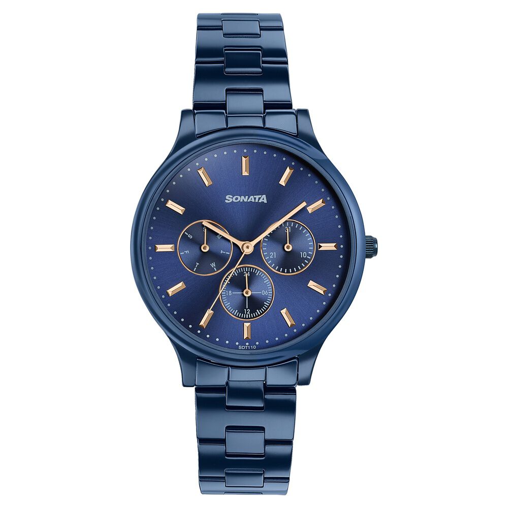 Sonata Women�s Work Wear beautiful Blue Watch - Premium Multifunction design for everyday style-picture-26