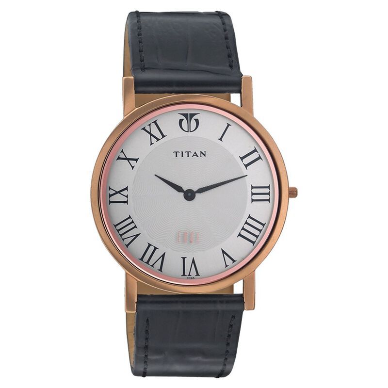 Titan Edge Quartz Analog White Dial Watch For Men