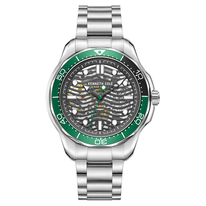 Kenneth Cole Automatic Grey Dial Watch for Men